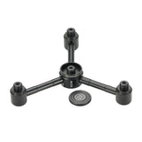 Maxbell 1 to 4 Outdoor Gas Tank Adapter Camping Equipment Leakproof Gas Lamp Adapter black