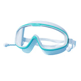 Maxbell Adult Swim Goggles Anti Fog Eye Protection Portable Eyewear for Water Sports Green White