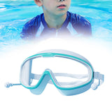 Maxbell Adult Swim Goggles Anti Fog Eye Protection Portable Eyewear for Water Sports Green White