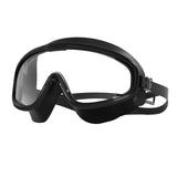 Maxbell Adult Swim Goggles Anti Fog Eye Protection Portable Eyewear for Water Sports Black