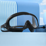 Maxbell Adult Swim Goggles Anti Fog Eye Protection Portable Eyewear for Water Sports Black