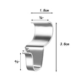 Maxbell 10x Vinyl Siding Hooks Hangers Heavy Duty for Study Room Apartment Household