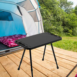 Maxbell Folding Camping Table Retractable Detachable Picnic Table for Beach BBQ Yard black