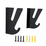 Maxbell Skateboard Wall Mount Display Rack Tool Storage for Skis Kiteboard Snowboard black