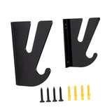 Maxbell Skateboard Wall Mount Display Rack Tool Storage for Skis Kiteboard Snowboard black