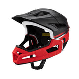 Maxbell Full Face Bike Helmet Protective Helmet Shock Absorbing Mountain Bike Helmet Red Black
