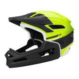 Maxbell Full Face Bike Helmet Protective Helmet Shock Absorbing Mountain Bike Helmet Fluorescent Yellow