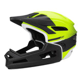 Maxbell Full Face Bike Helmet Protective Helmet Shock Absorbing Mountain Bike Helmet Fluorescent Yellow