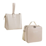 Maxbell Maxbell 2x Insulated Lunch Storage Bag Tote Food Bento Pouch for Girls School Travel White