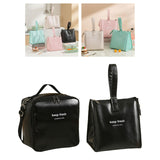 Maxbell 2x Insulated Lunch Storage Bag Tote Food Bento Pouch for Girls School Travel Black