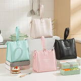 Maxbell Maxbell 2x Insulated Lunch Storage Bag Tote Food Bento Pouch for Girls School Travel Green