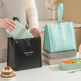 Maxbell Maxbell 2x Insulated Lunch Storage Bag Tote Food Bento Pouch for Girls School Travel Green