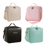 Maxbell Insulated Lunch Case Bag Leakproof Tote Food Bento Pouch for Adults Work Men White