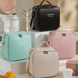 Maxbell Insulated Lunch Case Bag Leakproof Tote Food Bento Pouch for Adults Work Men White