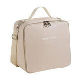 Maxbell Insulated Lunch Case Bag Leakproof Tote Food Bento Pouch for Adults Work Men White
