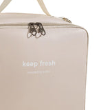 Maxbell Insulated Lunch Case Bag Leakproof Tote Food Bento Pouch for Adults Work Men White
