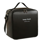 Maxbell Insulated Lunch Case Bag Leakproof Tote Food Bento Pouch for Adults Work Men Black