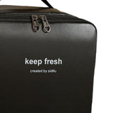 Maxbell Insulated Lunch Case Bag Leakproof Tote Food Bento Pouch for Adults Work Men Black