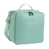 Maxbell Insulated Lunch Case Bag Leakproof Tote Food Bento Pouch for Adults Work Men Green