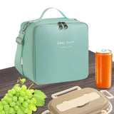Maxbell Insulated Lunch Case Bag Leakproof Tote Food Bento Pouch for Adults Work Men Green