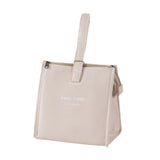 Maxbell Insulated Lunch Storage Bag Portable Tote Bento Pouch for Fishing Adults Girls White