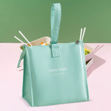 Maxbell Insulated Lunch Storage Bag Portable Tote Bento Pouch for Fishing Adults Girls Green