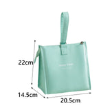 Maxbell Insulated Lunch Storage Bag Portable Tote Bento Pouch for Fishing Adults Girls Green