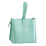 Maxbell Insulated Lunch Storage Bag Portable Tote Bento Pouch for Fishing Adults Girls Green