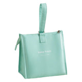 Maxbell Insulated Lunch Storage Bag Portable Tote Bento Pouch for Fishing Adults Girls Green