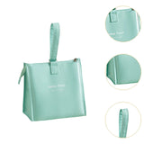 Maxbell Insulated Lunch Storage Bag Portable Tote Bento Pouch for Fishing Adults Girls Green