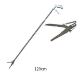 Maxbell Snake Tongs Stainless Steel Lightweight Portable Folding Rattlesnake Grabber 120cm