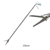 Maxbell Snake Tongs Stainless Steel Lightweight Portable Folding Rattlesnake Grabber 150cm