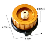 Maxbell Gas Tank Adapter Converter Auto Off Furnace Adapter Accessories for Grilling Gold