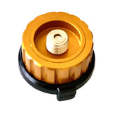 Maxbell Gas Tank Adapter Converter Auto Off Furnace Adapter Accessories for Grilling Gold