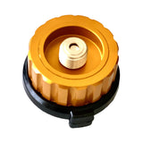 Maxbell Gas Tank Adapter Converter Auto Off Furnace Adapter Accessories for Grilling Gold