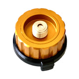 Maxbell Gas Tank Adapter Converter Auto Off Furnace Adapter Accessories for Grilling Gold