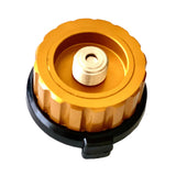 Maxbell Gas Tank Adapter Converter Auto Off Furnace Adapter Accessories for Grilling Gold