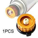 Maxbell Gas Tank Adapter Converter Auto Off Furnace Adapter Accessories for Grilling Gold