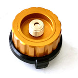 Maxbell Gas Tank Adapter Converter Auto Off Furnace Adapter Accessories for Grilling Gold