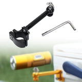 Maxbell Fishing Box Lights Bracket Light Stand Gear Attachment Portable Fishing Light black