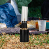 Maxbell Camping Gas Lamp Small Candlelight Gas Lamp for Fishing Backpacking Trekking style A