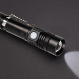 Maxbell LED Flashlight Lightweight LED Torch with Clip for Outdoor Survival Climbing