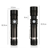 Maxbell LED Flashlight Lightweight LED Torch with Clip for Outdoor Survival Climbing