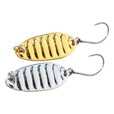 Maxbell 5Pcs Fishing Spoons Lures Swimbait Bass Baits for Saltwater Trout Freshwater