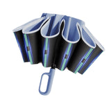 Maxbell Automatic Folding Umbrella Windproof Portable Umbrella Fold Umbrella Blue