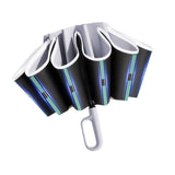 Maxbell Automatic Folding Umbrella Windproof Portable Umbrella Fold Umbrella Gray