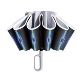 Maxbell Automatic Folding Umbrella Windproof Portable Umbrella Fold Umbrella Gray