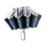 Maxbell Automatic Folding Umbrella Windproof Portable Umbrella Fold Umbrella Gray