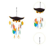 Maxbell Owl Wind Chime Outdoor Wind Chime for Outside for Bedroom Living Room Garden