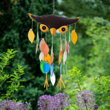 Maxbell Owl Wind Chime Outdoor Wind Chime for Outside for Bedroom Living Room Garden